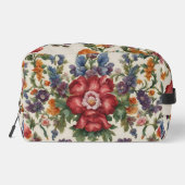 見事な洗練された赤い花と繊細な花 ドップキット (裏面)