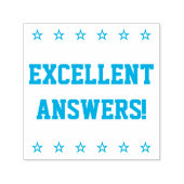 「見事な答え!」 ターターゴム印 セルフインキングスタンプ (デザイン)