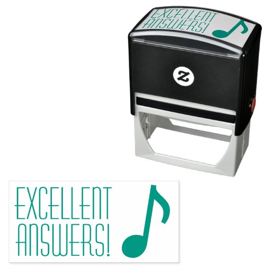 「見事な答え!」 先生スタンプ セルフインキングスタンプ (インサイチュ)