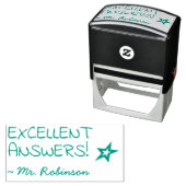 「見事な答え!」 先生スタンプ セルフインキングスタンプ (インサイチュ)