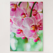 見事な紫色の花 ジグソーパズル (縦)