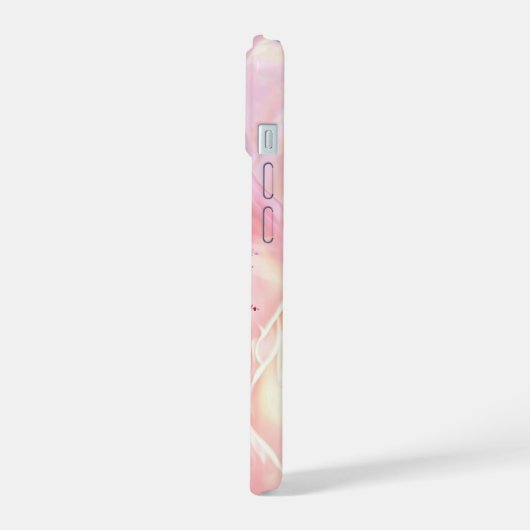 見事な色の花 iPhone 15ケース (左側面)