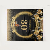 見事な30歳の男の誕生日パーティーのためのウィスキー タペストリー (正面(横))