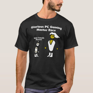 見事なPCの賭博のマスター競争 Tシャツ