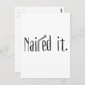 見事にできた! ポストカード (正面/裏面)