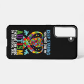 見保つめて見れば自閉症の意識が治るかもしれない SAMSUNG GALAXYケース (裏面横)