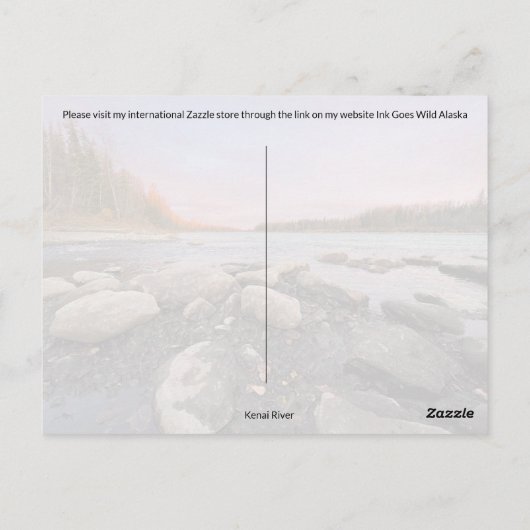 見内川の渡り後 – はがき (裏面)