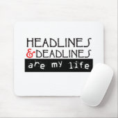 見出しおよび締切は私の生命です マウスパッド (マウス)