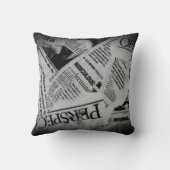 見出しの新聞用紙 クッション (裏面)