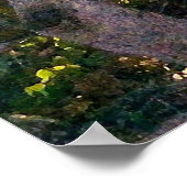 見出しビーチプリント ポスター (角)