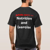 見出し、FergsFitness.com Tシャツ (裏面)