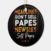 見出しDon_t紙を販売ニュージー紙を販売Papes Quot セラミックオーナメント (左)