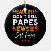 見出しDon_t紙を販売ニュージー紙を販売Papes Quot セラミックオーナメント (裏面)