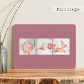 見出エレガントし |写真の誕生のお知らせ 案内状