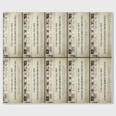 見出パーソナライズされたし2話 ラッピングペーパー (フラット)