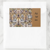 見守り続ける 長方形シール (バッグ)