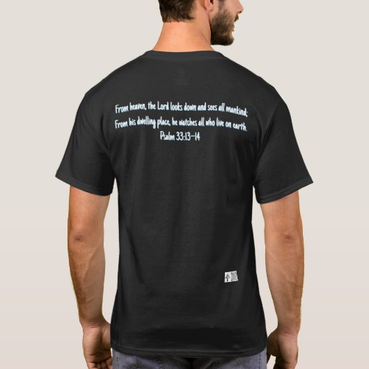 見守る光 Tシャツ (裏面)