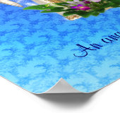 見守る守護天使パーソナライズされた ポスター (角)