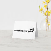 見守る カード (黄色い花)