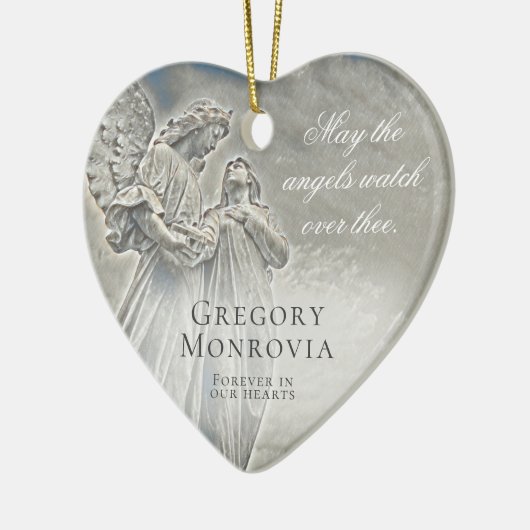 見守カスタムる天使たち セラミックオーナメント (左)