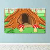 見張りの木 キャンバスプリント (インサイチュ (ウッドフロア))