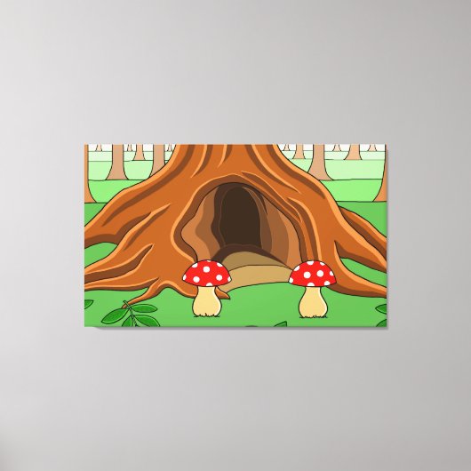 見張りの木 キャンバスプリント (正面)