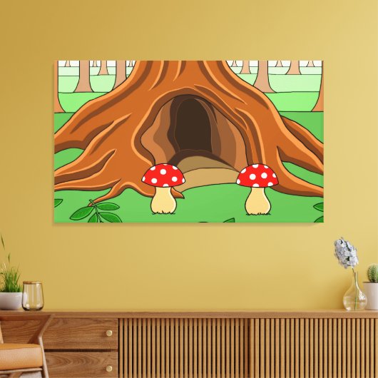 見張りの木 キャンバスプリント (インサイチュ (リビング))