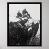 見張り山に止まった将校TN 1864 ポスター (正面)