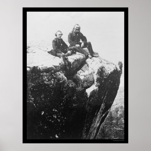 見張り山に止まった将校TN 1864 ポスター (正面)