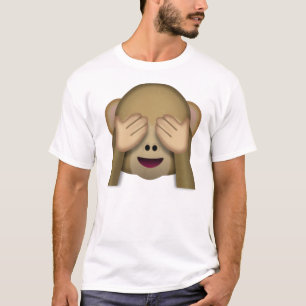 見悪猿のemoji tシャツ