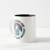 見感じたか？魚 ツートーンマグカップ (正面左)