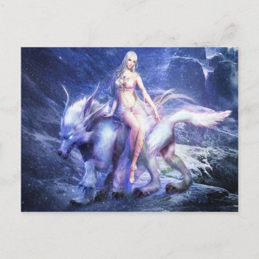 見捨てられた世界の獣のトレーナー ポストカード (正面)