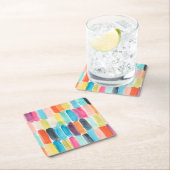 見本Iを切り替え スクエアペーパーコースター (インサイチュ)