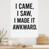 見来たと気まずいポスター ポスター (キッチン)