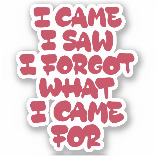 見来たよ忘れり来 シール (正面)