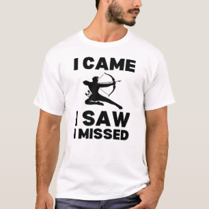 見来た恋しく思 アーチェリーことわざ Tシャツ
