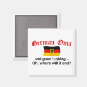 見栄えの良いドイツの大馬 マグネット (正面/裏面)