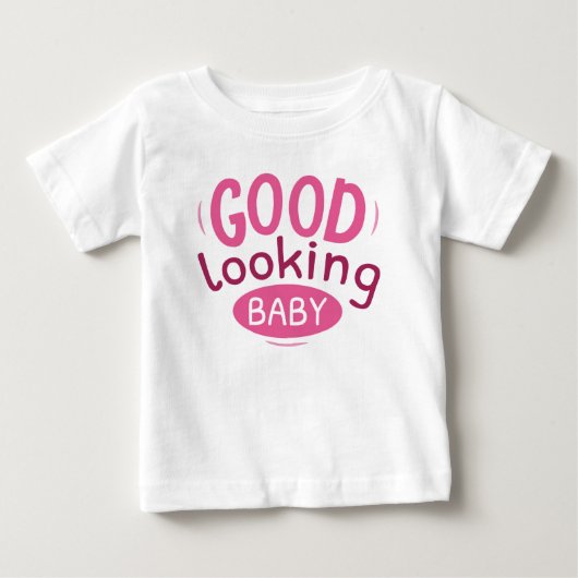 見栄えの良いベビー ベビーTシャツ (正面)