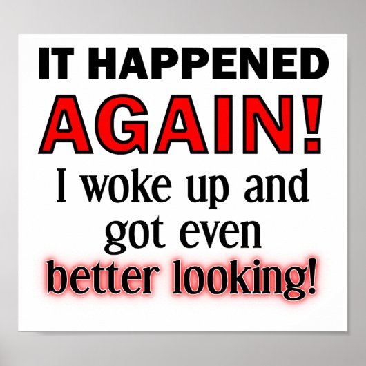 見栄えの良いポスおもしろいター ポスター (正面)