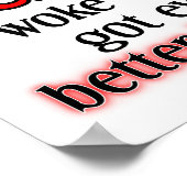 見栄えの良いポスおもしろいター ポスター (角)