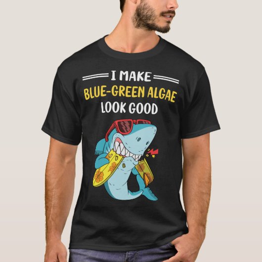 見栄えの良い藍藻 Tシャツ (正面)
