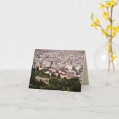 見渡すアテネ カード (黄色い花)