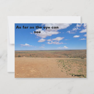 見渡す限り ポストカード