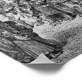 見物人や観客の集まり ポスター (角)