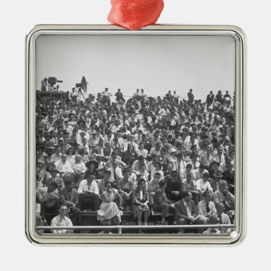 見物人 メタルオーナメント (正面)