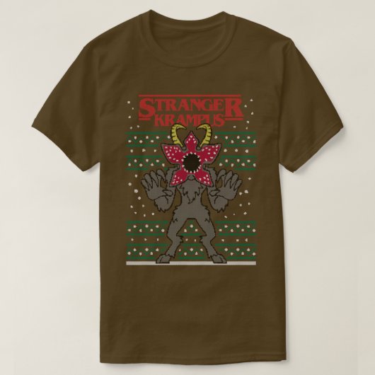 見知らぬクランプス Tシャツ (デザイン正面)
