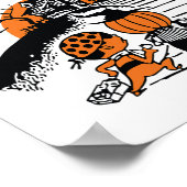 見知らぬ人からキャンディを取ろう面白いハロウィンボー ポスター (角)