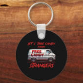 見知らぬ人からキャンディを取ろう面白いハロウィーン11 キーホルダー (正面)