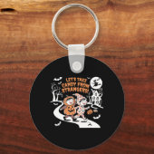 見知らぬ人からキャンディを取ろう面白いハロウィーン1 キーホルダー (正面)