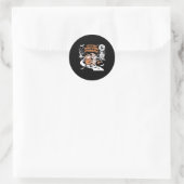 見知らぬ人からキャンディを取ろう面白いハロウィーン1 ラウンドシール (バッグ)